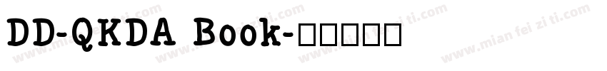 DD-QKDA Book字体转换